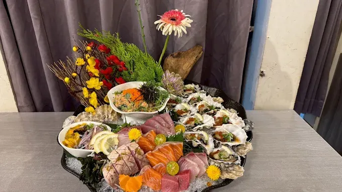 英吉利私房料理 生魚片牡蠣豪華拼盤